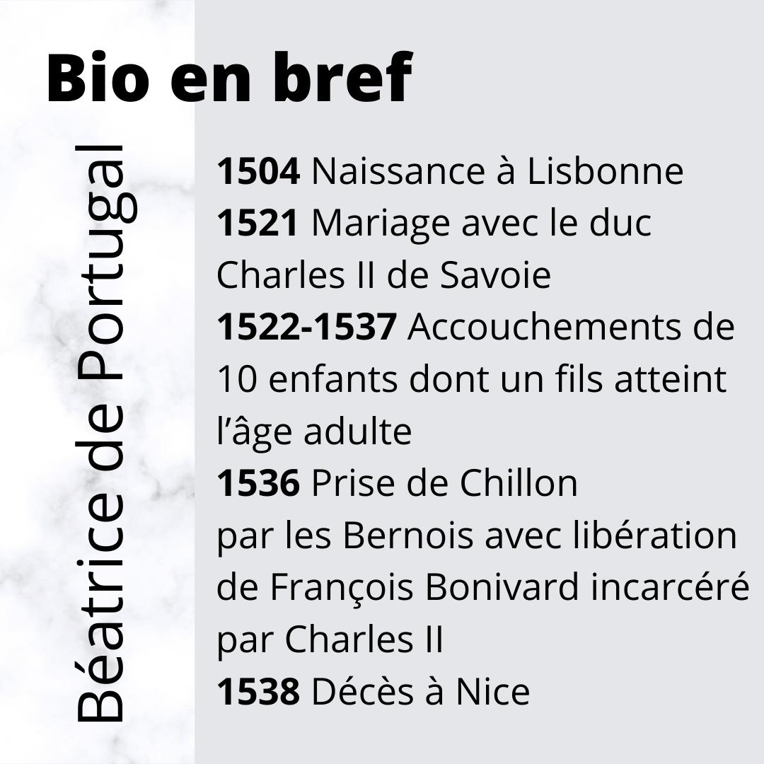 Interview fictive de Béatrice de Portugal Château Chillon