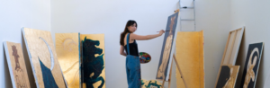 Leah Linh, artiste exposée au château de Chillon